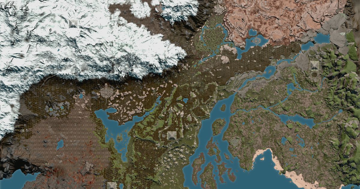 Mist Countries Map View Cloud Mist Forest - Soulmask 인터랙티브 지도 – The Hidden Gaming Lair